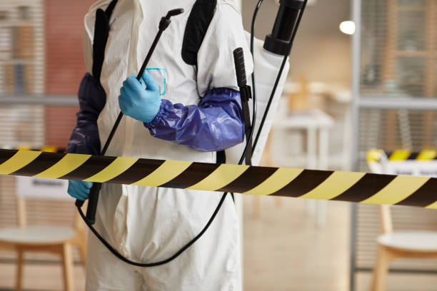 Professional Biohazard Cleanup technician working in Twin Peaks, CA